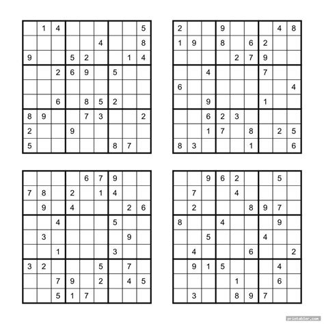 Print Off Sudoku
