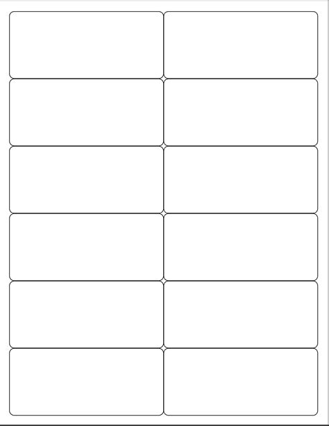 Print On Labels Template