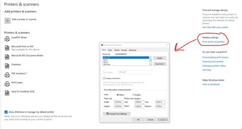 Print Server Properties Windows 10