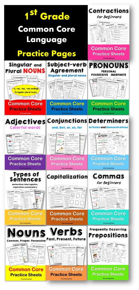 Printable 1st Grade Common Core Grammar Worksheets Grammar Worksheet 1st Grade - Grammar Worksheet 1st Grade