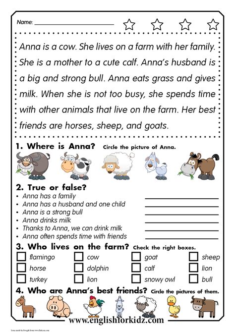 Printable 1st Grade Reading Animal Worksheets Education Com 1st Grade Animal Coloring Worksheet - 1st Grade Animal Coloring Worksheet