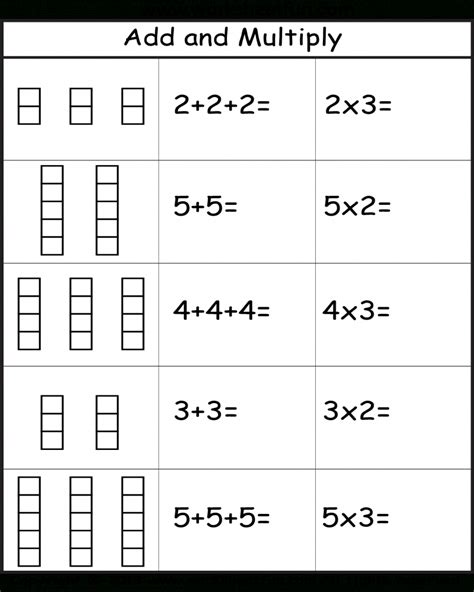 Printable 2nd Grade Repeated Addition Worksheets Repeated Addition Worksheet 2nd Grade - Repeated Addition Worksheet 2nd Grade