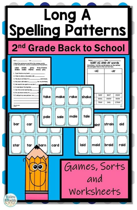 Printable 2nd Grade Spelling Pattern Worksheets Education Com Patterns 2nd Grade Worksheet - Patterns 2nd Grade Worksheet