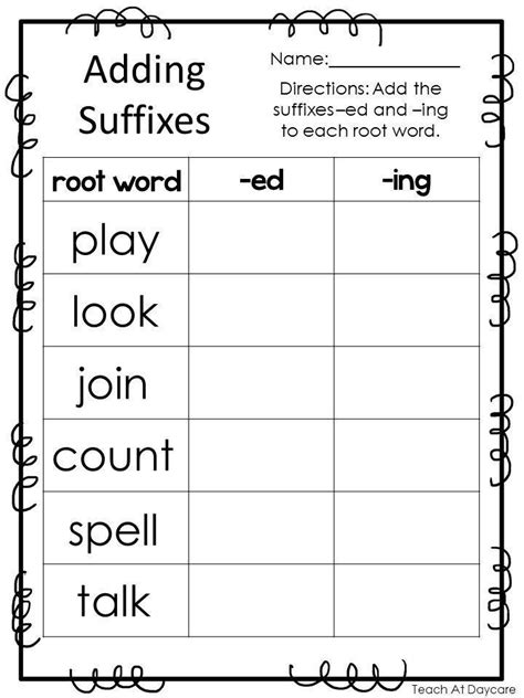 Printable 2nd Grade Suffix Worksheets Education Com Suffix Worksheets Second Grade - Suffix Worksheets Second Grade