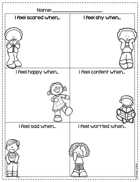 Printable 3rd Grade Social Emotional Worksheets Education Com 1st Grade Emotions Worksheet - 1st Grade Emotions Worksheet