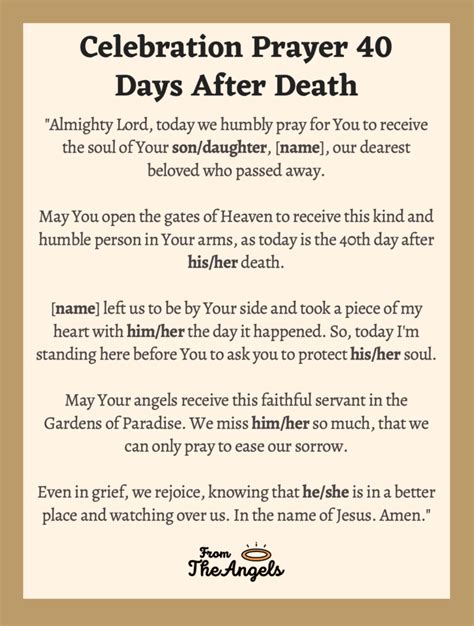 printable 40 days prayer for the faithful departed