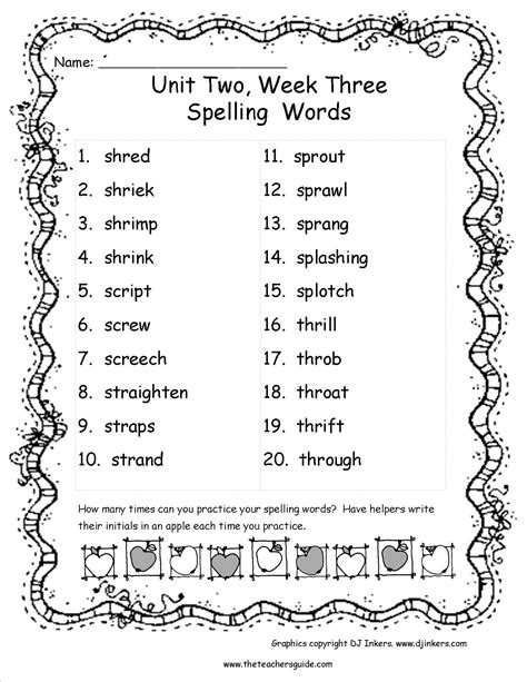 Printable 4th Grade Spelling Pattern Worksheets Education Com Spelling Numbers Worksheet 4th Grade - Spelling Numbers Worksheet 4th Grade