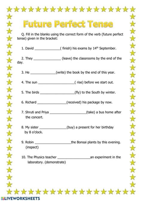 Printable 5th Grade Future Tense Verb Worksheets Future Tense Worksheet Fifth Grade - Future Tense Worksheet Fifth Grade