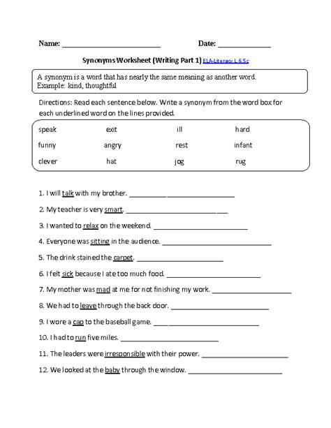 Printable 6th Grade Common Core Grammar Worksheets Common Core Sheets 6th Grade - Common Core Sheets 6th Grade