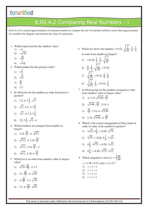 Printable 8th Grade Common Core Math Worksheets Education Worksheets For 8th Grade Math - Worksheets For 8th Grade Math