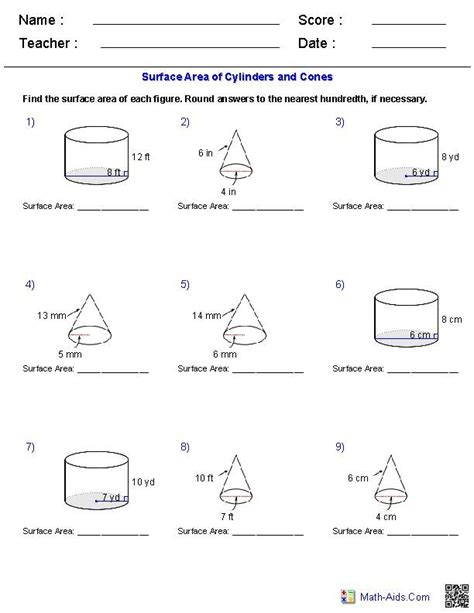 Printable 8th Grade Volume Worksheets Education Com 8th Grade Volume Worksheet - 8th Grade Volume Worksheet