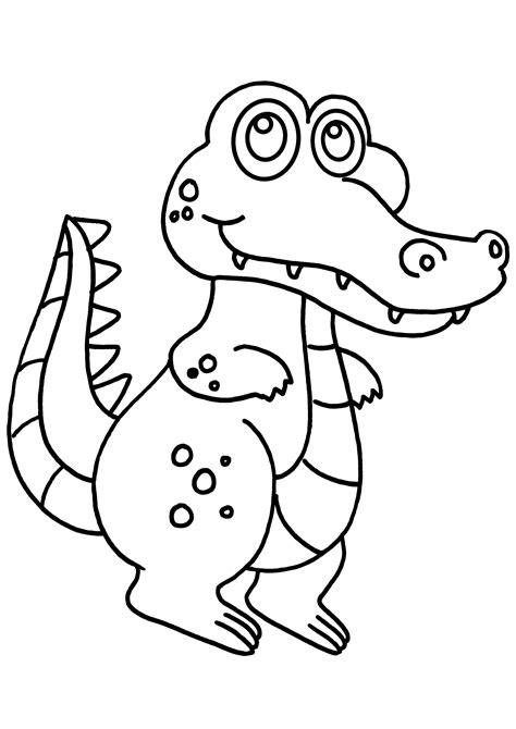 Printable Alligators Coloring Pages Updated 2024 I Heart A For Alligator Coloring Page - A For Alligator Coloring Page