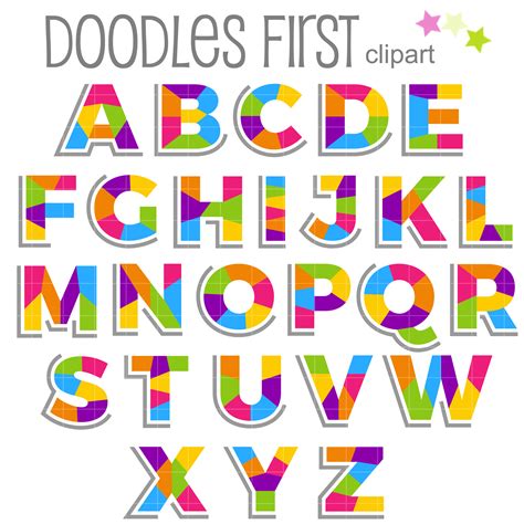 Printable Alphabet Letters Colourful Letters To Print - Colourful Letters To Print
