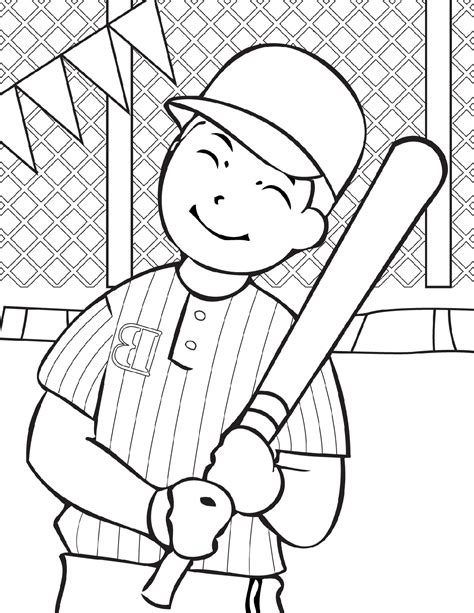 Printable Baseball Coloring Pages Coloringme Com Baseball Field Coloring Page - Baseball Field Coloring Page