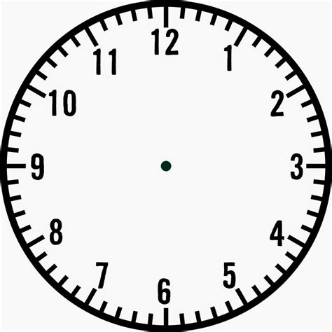 Printable Blank Clock Face Templates Blank Clock Face Without Numbers - Blank Clock Face Without Numbers