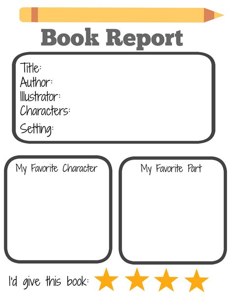 Printable Book Report Templates For Kindergarten Printable Parts Of A Book Kindergarten - Printable Parts Of A Book Kindergarten