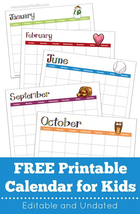 Printable Calendars For Kids Super Teacher Worksheets Calendar Activities For Elementary Students - Calendar Activities For Elementary Students