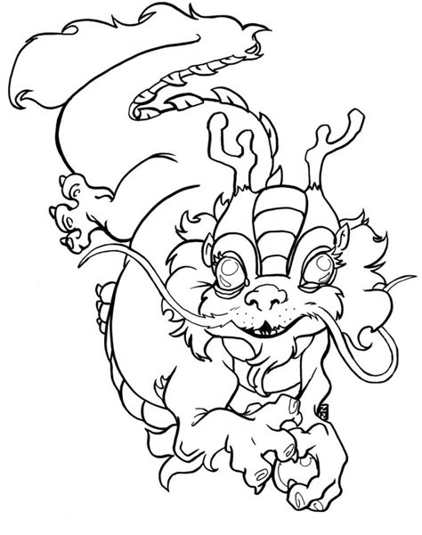 Printable Chinese Dragon Coloring Pages Coloringme Com Chinese Dragon Coloring Sheet - Chinese Dragon Coloring Sheet