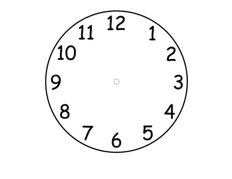 Printable Clock Templates 101 Activity Printable Clock Template With Hands - Printable Clock Template With Hands