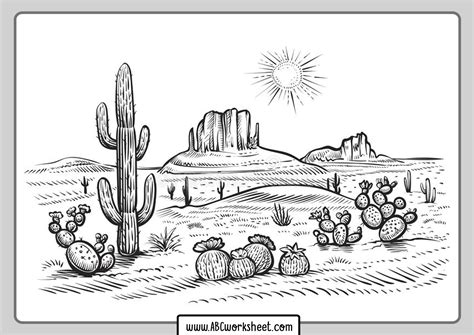 Printable Desert Coloring Pages Pdf Free Coloringfolder Com Desert Habitat Coloring Pages - Desert Habitat Coloring Pages