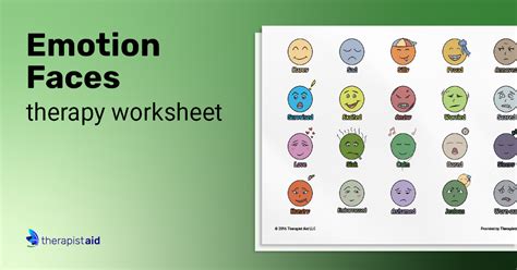 Printable Emotion Faces Worksheet Therapist Aid Identify Emotions Worksheet - Identify Emotions Worksheet