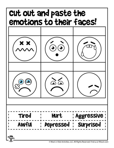 Printable Emotion Worksheets Easy Teacher Worksheets Identifying Feelings Worksheet Kindergarten - Identifying Feelings Worksheet Kindergarten