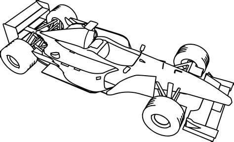 Printable F1 Coloring Pages Free For Kids And Race Track Coloring Page - Race Track Coloring Page