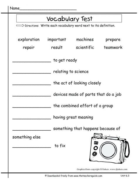 Printable Fifth Grade Grade 5 Science Tests Worksheets 5 Grade Science - 5 Grade Science