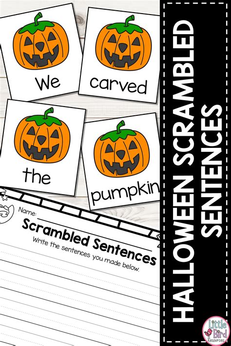 Printable Halloween Sentence Sequencing Worksheets Halloween Sequencing Worksheet For Kindergarten - Halloween Sequencing Worksheet For Kindergarten