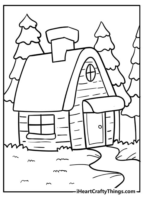 Printable House Coloring Pages Updated 2022 Printable Brick Wall Coloring Page - Printable Brick Wall Coloring Page