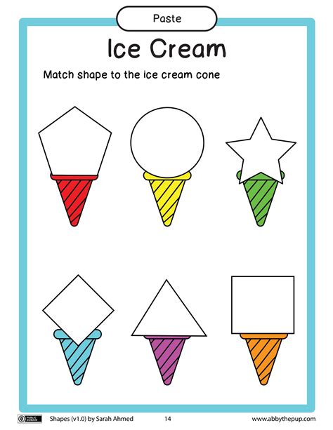 Printable Ice Cream Puzzle Preschool Cut And Paste Ice Cream Cutting Worksheet Kindergarten - Ice Cream Cutting Worksheet Kindergarten