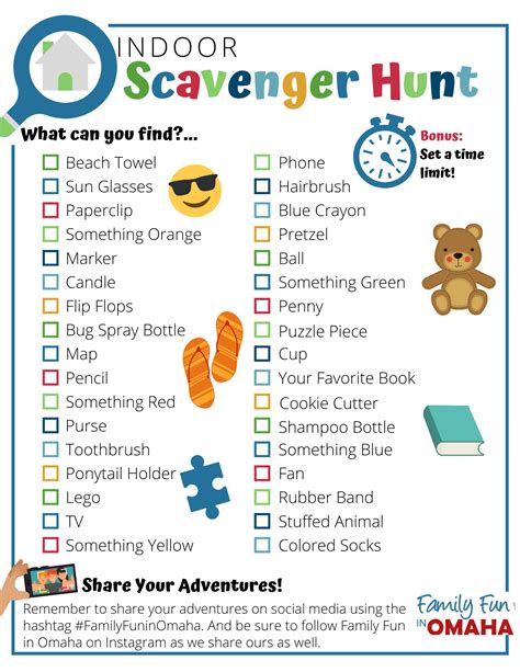Printable Internet Scavenger Hunt   30 Free Printable Scavenger Hunts For Kids Buggy - Printable Internet Scavenger Hunt
