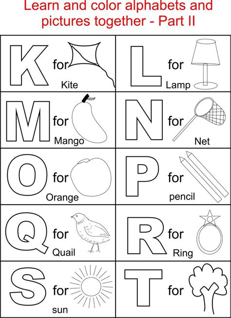 Printable Kindergarten Alphabet Coloring Worksheets Coloring Abc Worksheet Kindergarten - Coloring Abc Worksheet Kindergarten