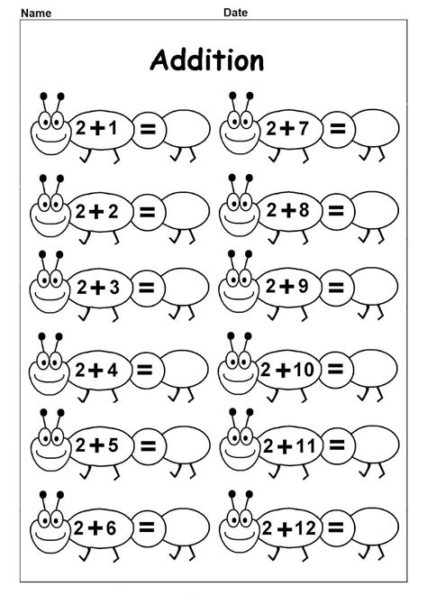 Printable Kindergarten Math Worksheets Kindergarten Math Facts Worksheets - Kindergarten Math Facts Worksheets