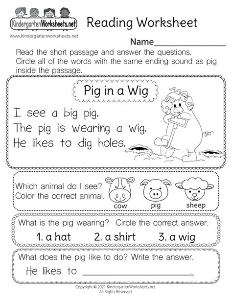 Printable Kindergarten Reading Amp Writing Worksheets Kindergarten Writing Worksheet Printable - Kindergarten Writing Worksheet Printable