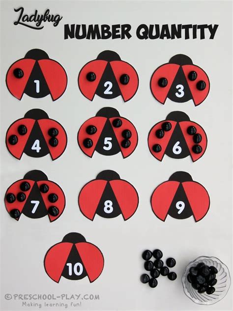 Printable Ladybug Math Activities Preschool Math Activities Ladybug Math - Ladybug Math