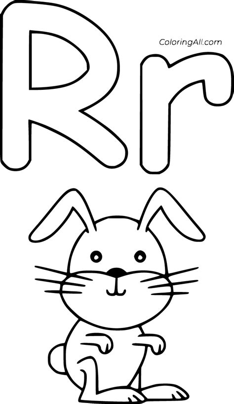 Printable Letter R Coloring Pages Updated 2023 Letter R Coloring Page - Letter R Coloring Page
