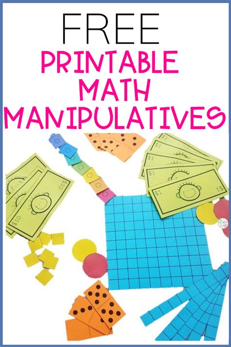 Printable Manipulatives Mathematical Practices Printable Counters For Math - Printable Counters For Math