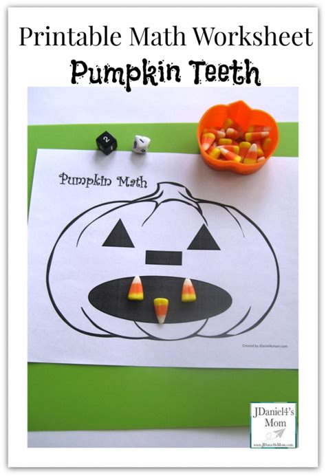 Printable Math Worksheet Pumpkin Teeth Pumpkin Math Worksheets - Pumpkin Math Worksheets
