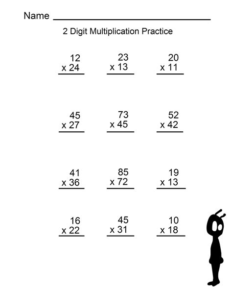 Printable Multiplication Practice Sheets 4th Grade Multiplication Sheets Grade 5 - Multiplication Sheets Grade 5