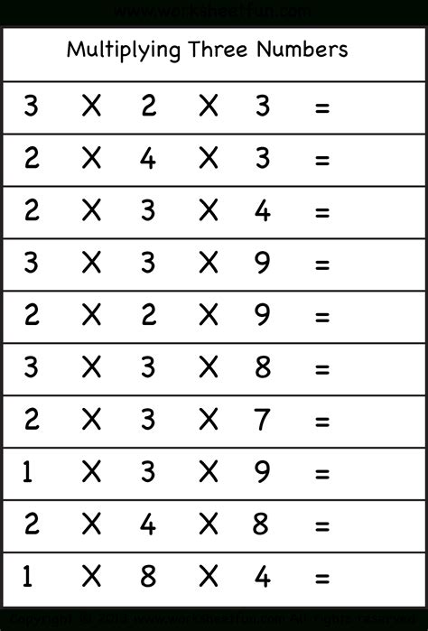 Printable Multiplication Worksheets Grade 3 8211 3 Grade Multiplication Worksheet - 3 Grade Multiplication Worksheet