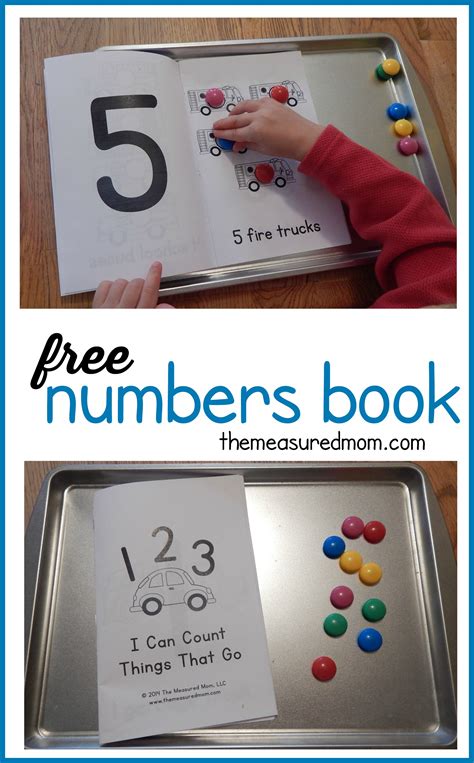 Printable Number Books For Kindergarten A Spoonful Of My Numbers Book Printable - My Numbers Book Printable