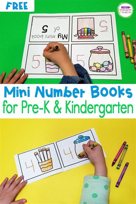 Printable Number Mini Books For Pre K Amp Printable Number Book 1 20 - Printable Number Book 1 20