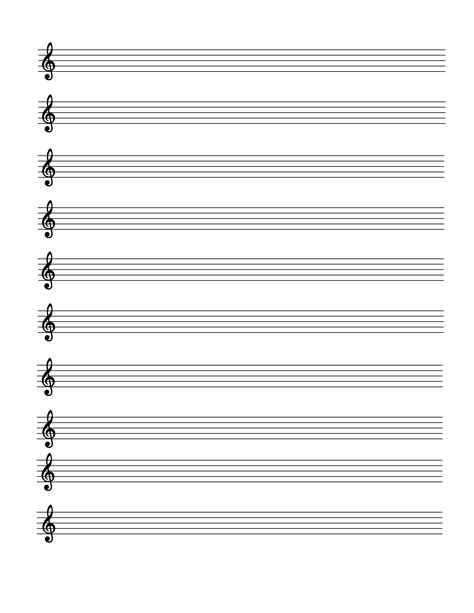 Printable Paper Download Music Sheet Templates Free Pdf Music Writing Paper To Print - Music Writing Paper To Print
