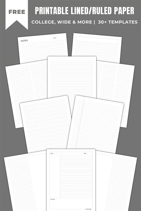 Printable Paper Templates