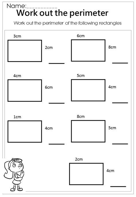 Printable Perimeter Of A Rectangle Worksheets Education Com Perimeter Of Rectangles Worksheet - Perimeter Of Rectangles Worksheet