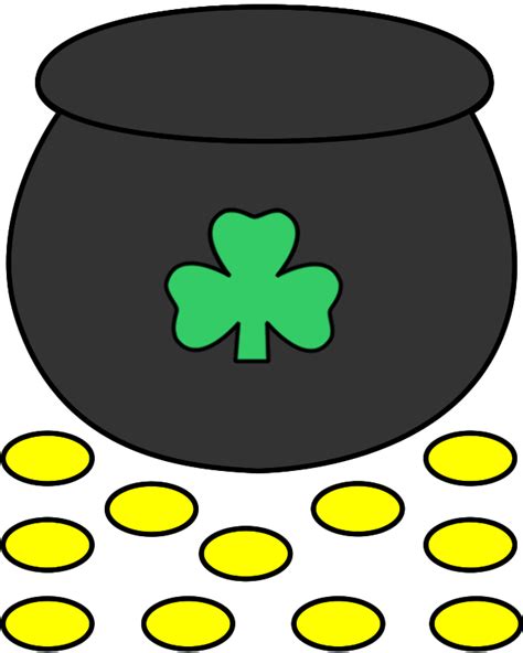Printable Pot Of Gold Templates Lots Of Free Pot Of Gold Writing Paper - Pot Of Gold Writing Paper