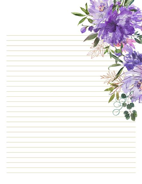 Printable Pretty Stationery For Letter Writing Using Minimal Pretty Writing Paper Printable - Pretty Writing Paper Printable