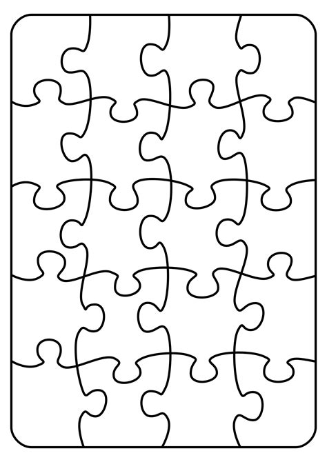 Printable Puzzle Pieces Template For Kids Twinkl Usa Puzzle Piece Worksheet - Puzzle Piece Worksheet