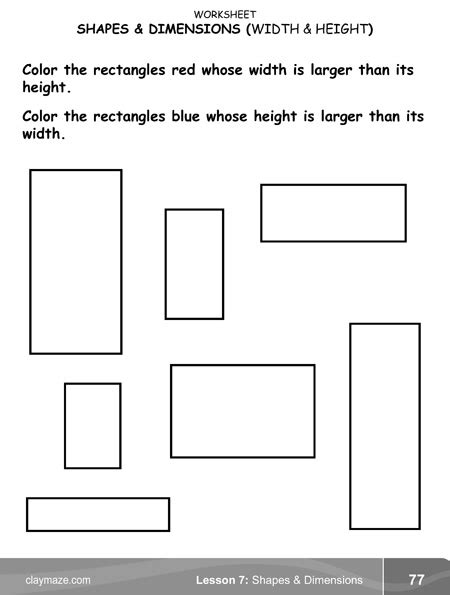 Printable Rectangle Worksheets Education Com Rectangles Worksheet Geometry - Rectangles Worksheet Geometry